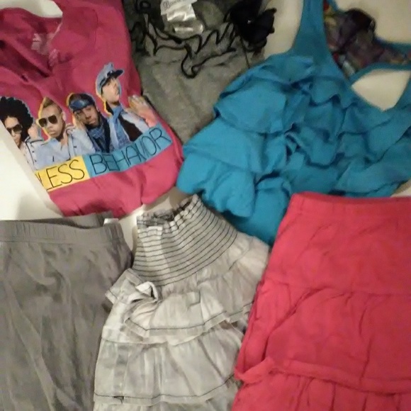 Other - Girls Mixed Tops  Legging & Skirt Bundle